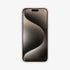 ACS07209 - iPhone 15 Series Ultra Hybrid Case in Natural Titanium showing the back